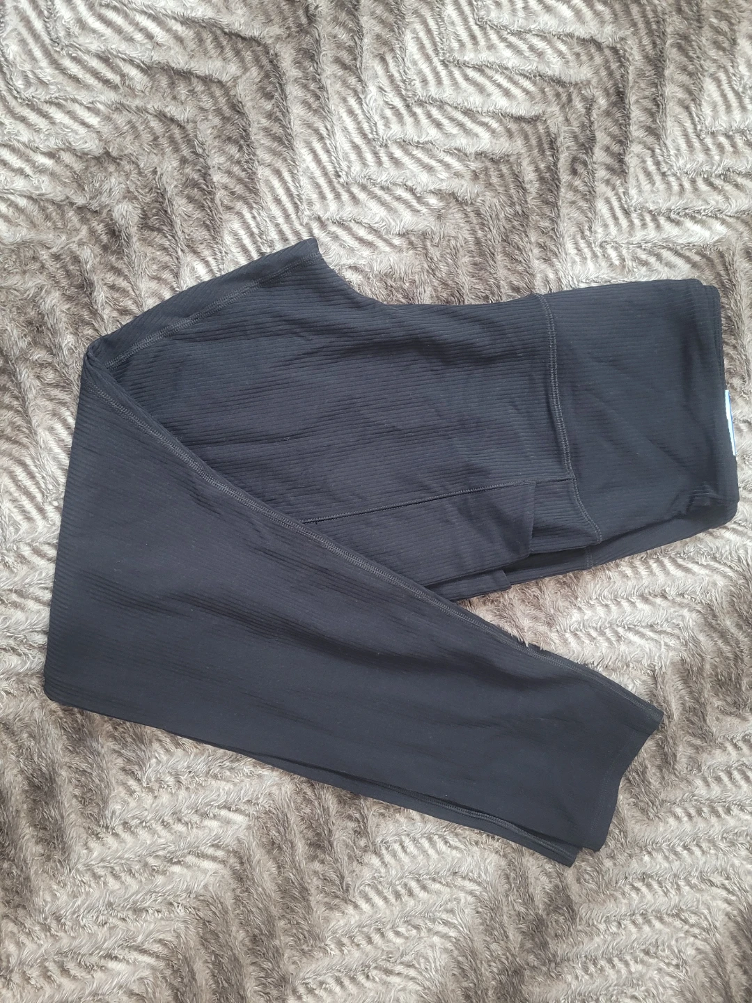 Black Ribbed Leggings - photo 2