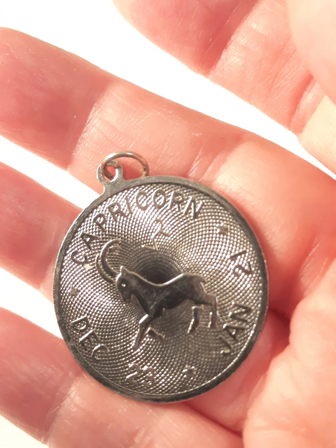 Capricorn Zodiac Charm Pendant - photo 2