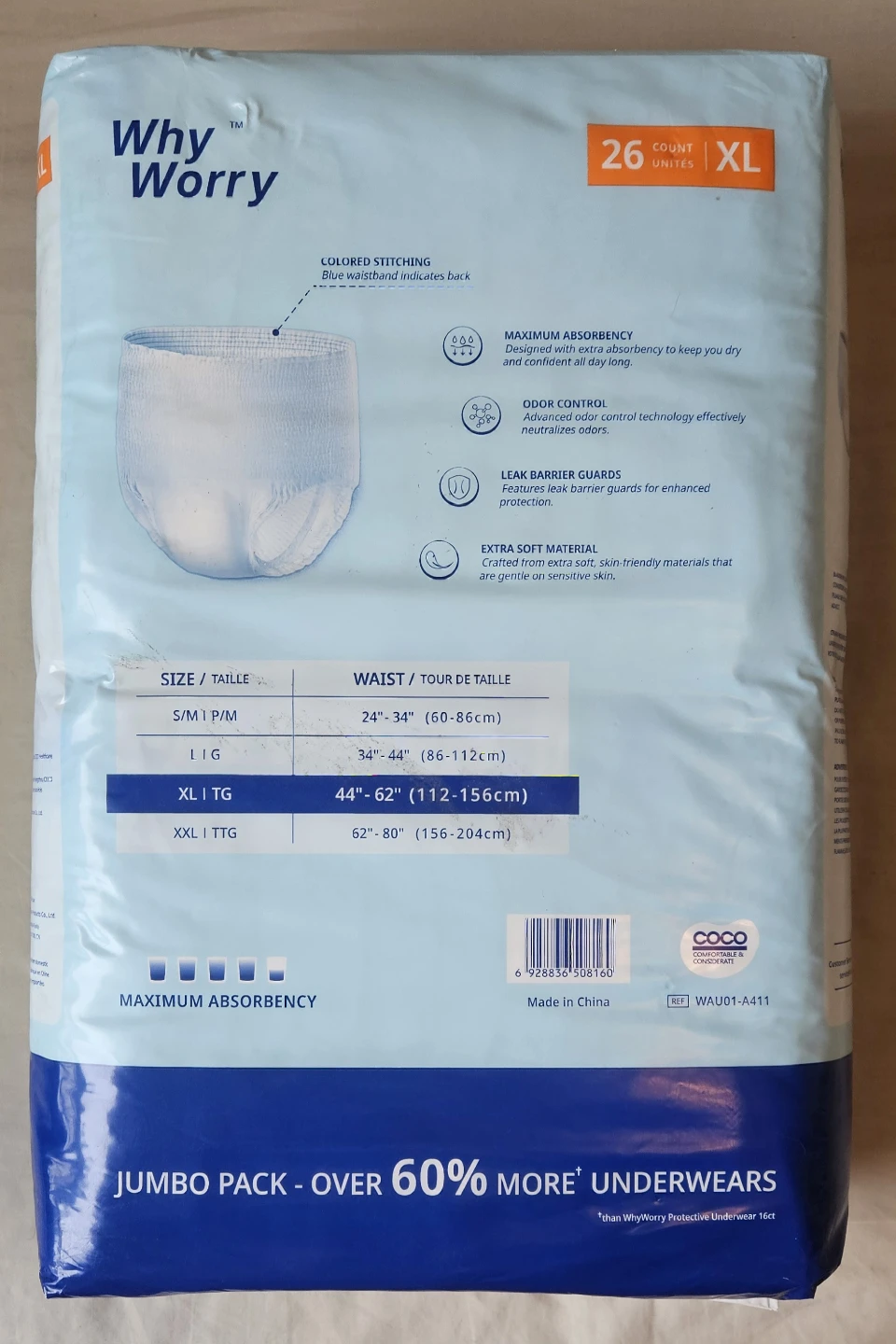 Protective Underwear XL - 26 Count - photo 2