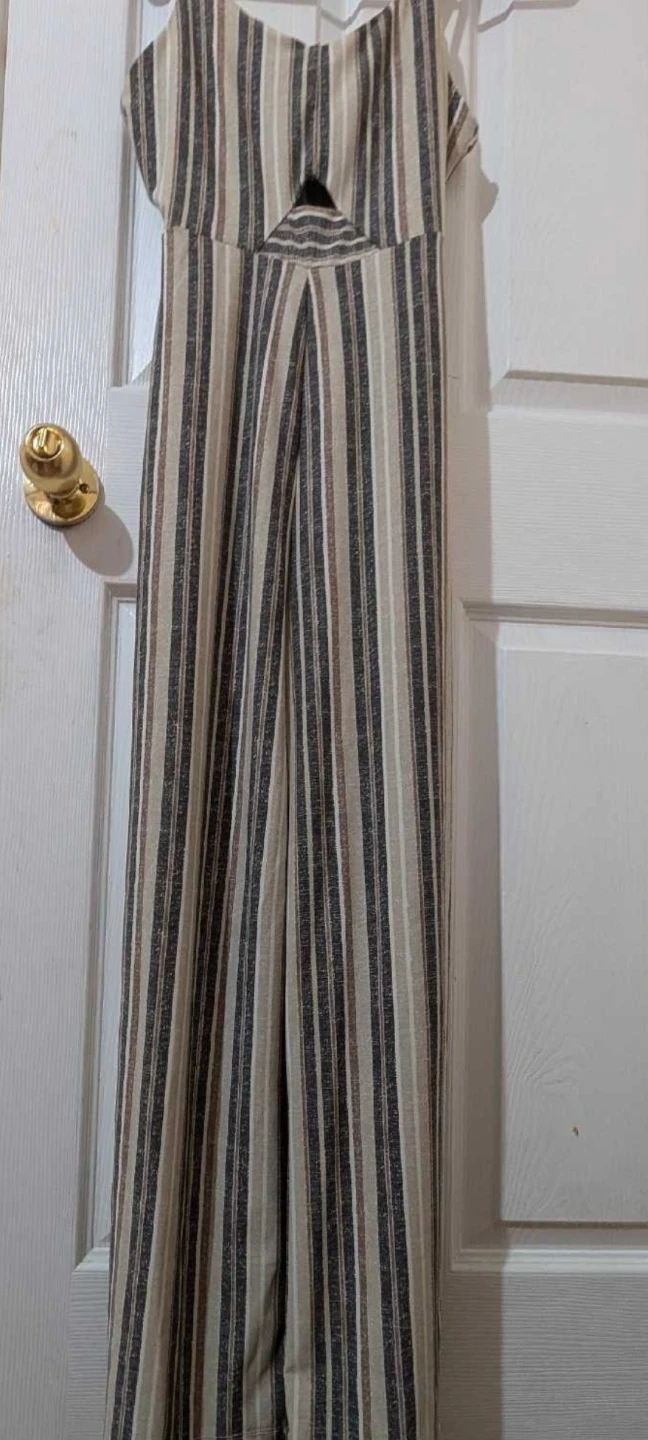 Striped Jumpsuit