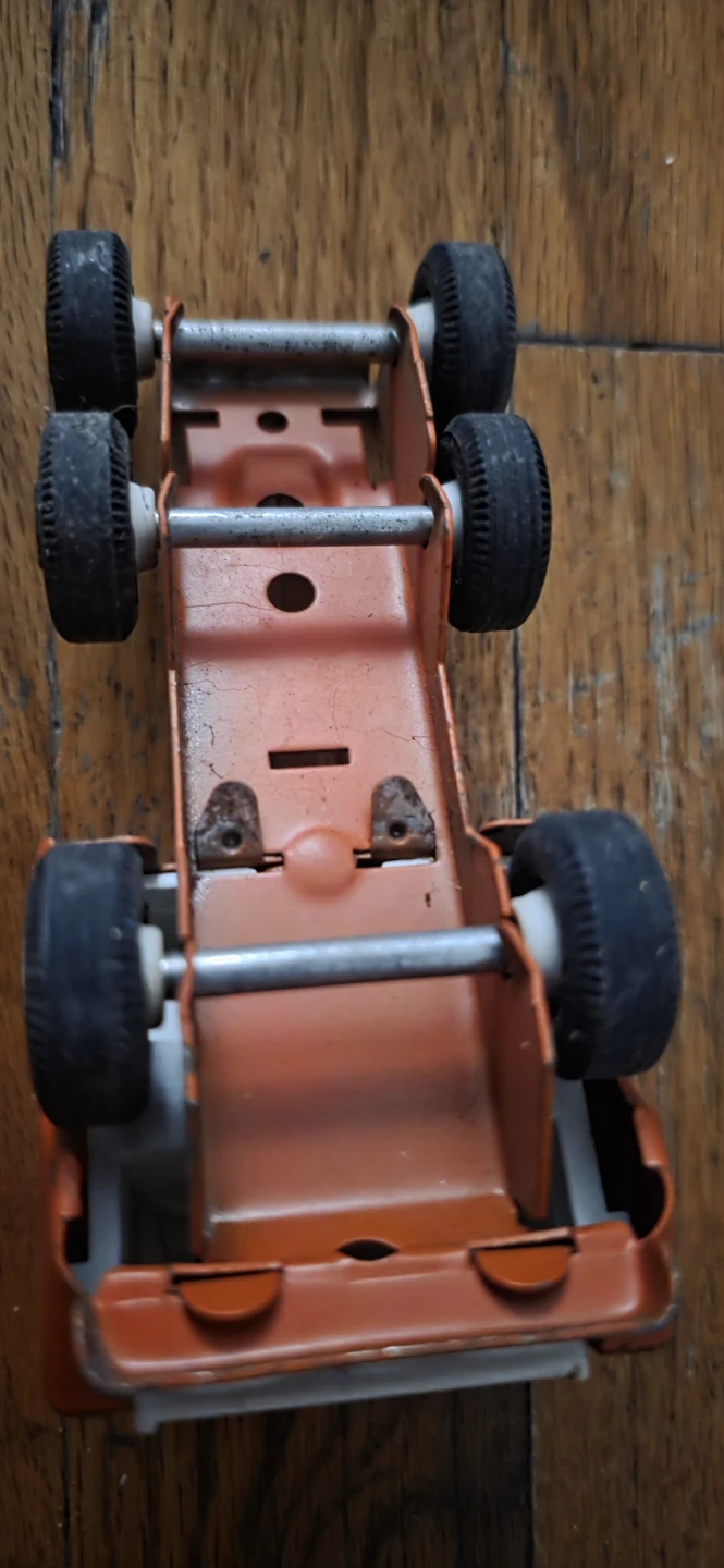 Vintage Tonka Orange Metal Truck Toy - photo 2