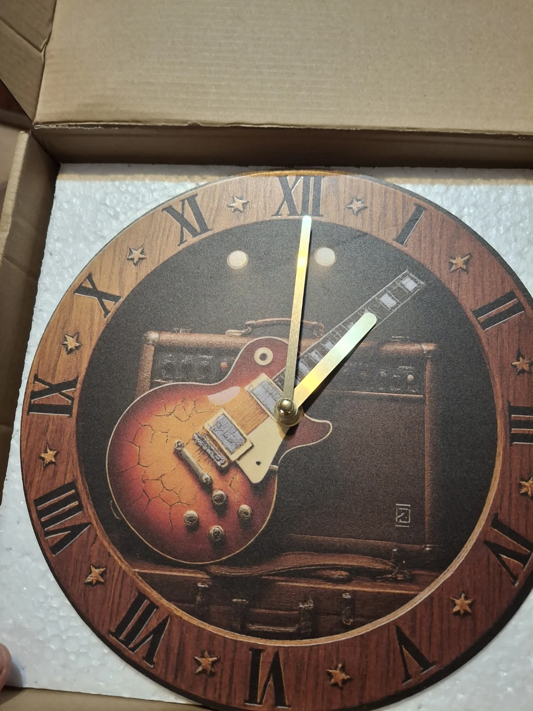 Gibson guitar clock.. New!