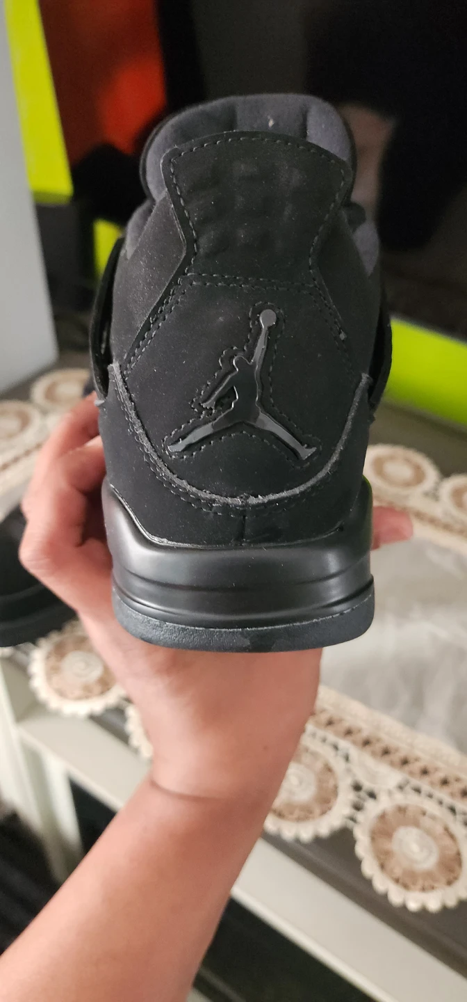 Air Jordan 4 Retro Black Cat Men's Shoes - photo 4