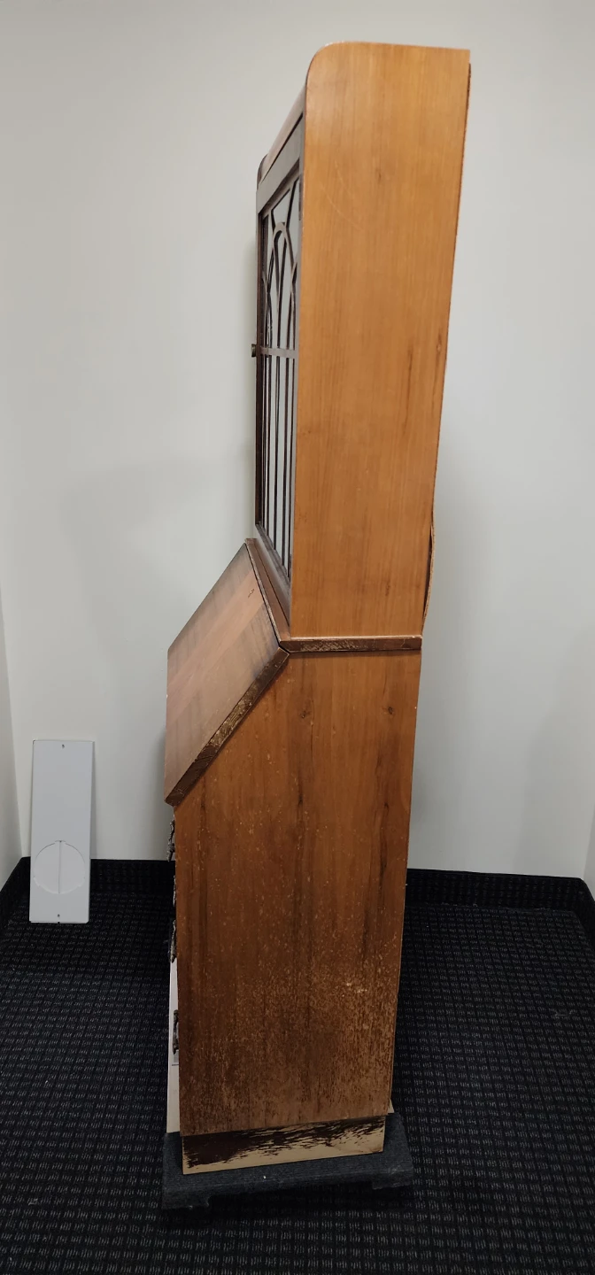 Vintage Secretary Desk with Cabinet - photo 4