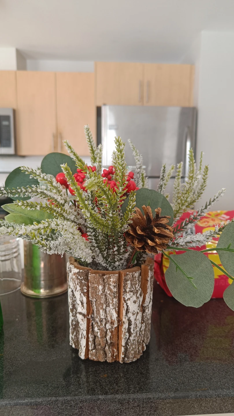 Green glass vase - photo 3