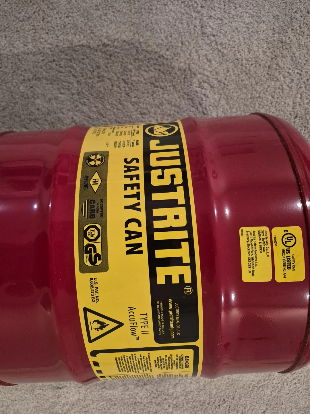 Justrite Safety Can- Brand New - photo 4