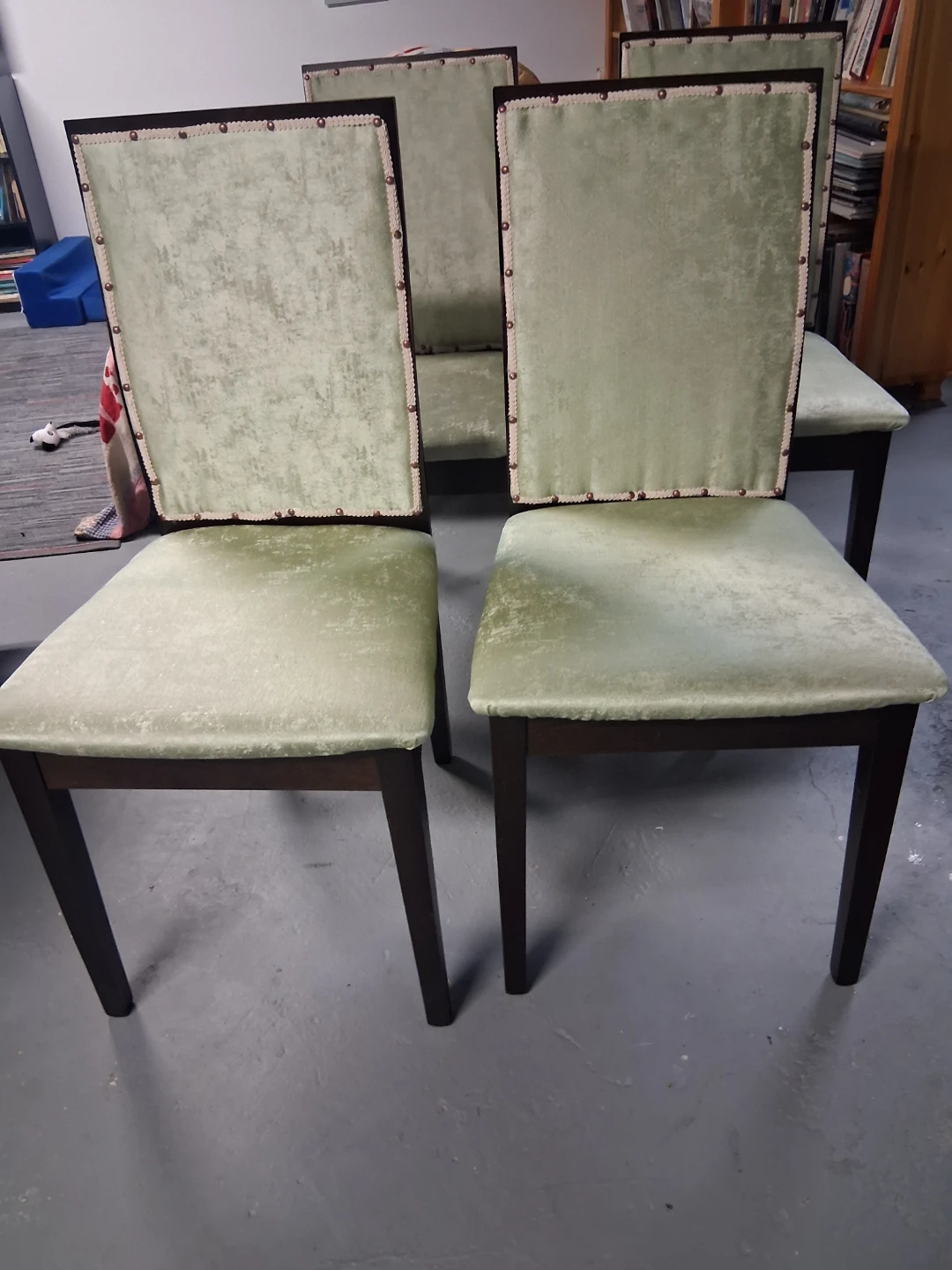 Chintz Dining Chairs (Set of 4) - Sage Green