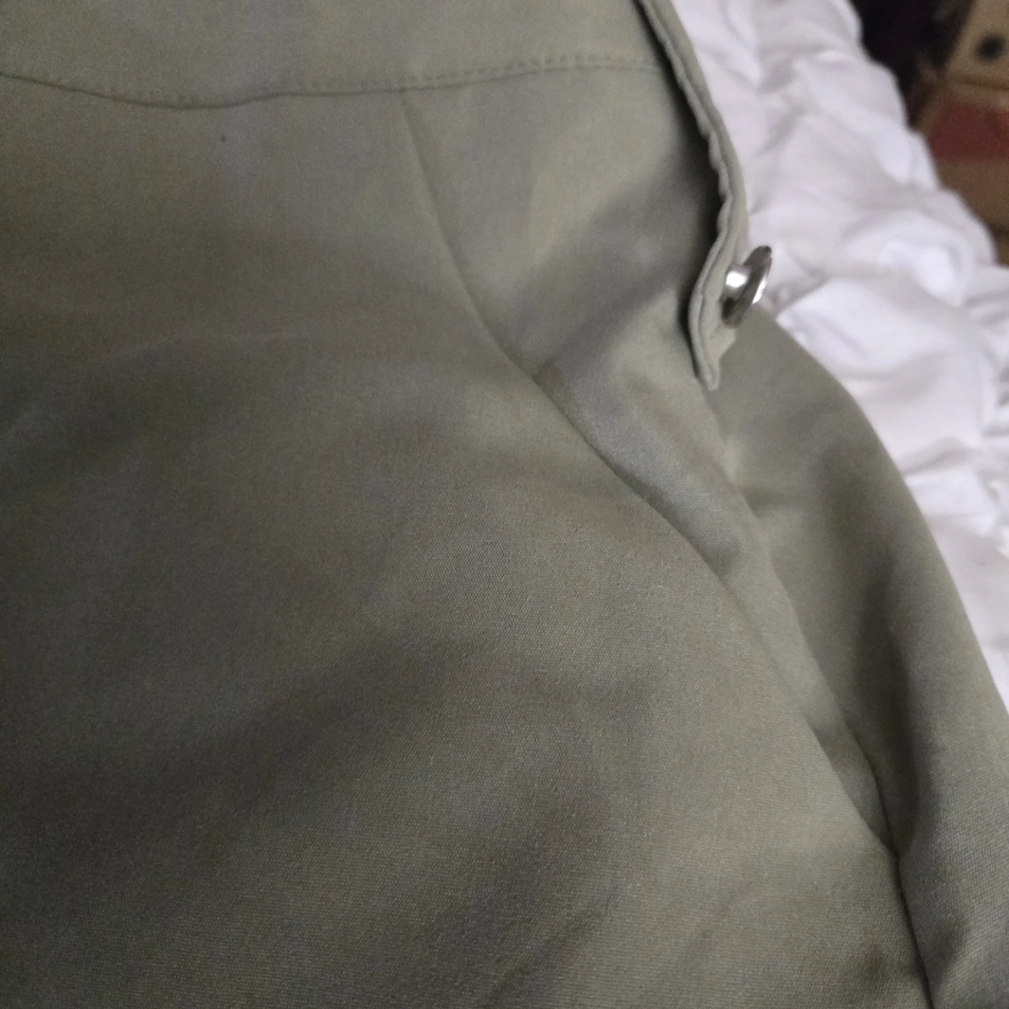 Sage Green Cargo Skirt - photo 4