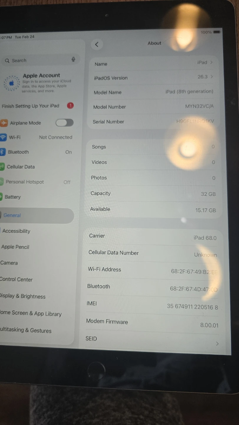 Apple iPad 8th Generation 32 GB - photo 2