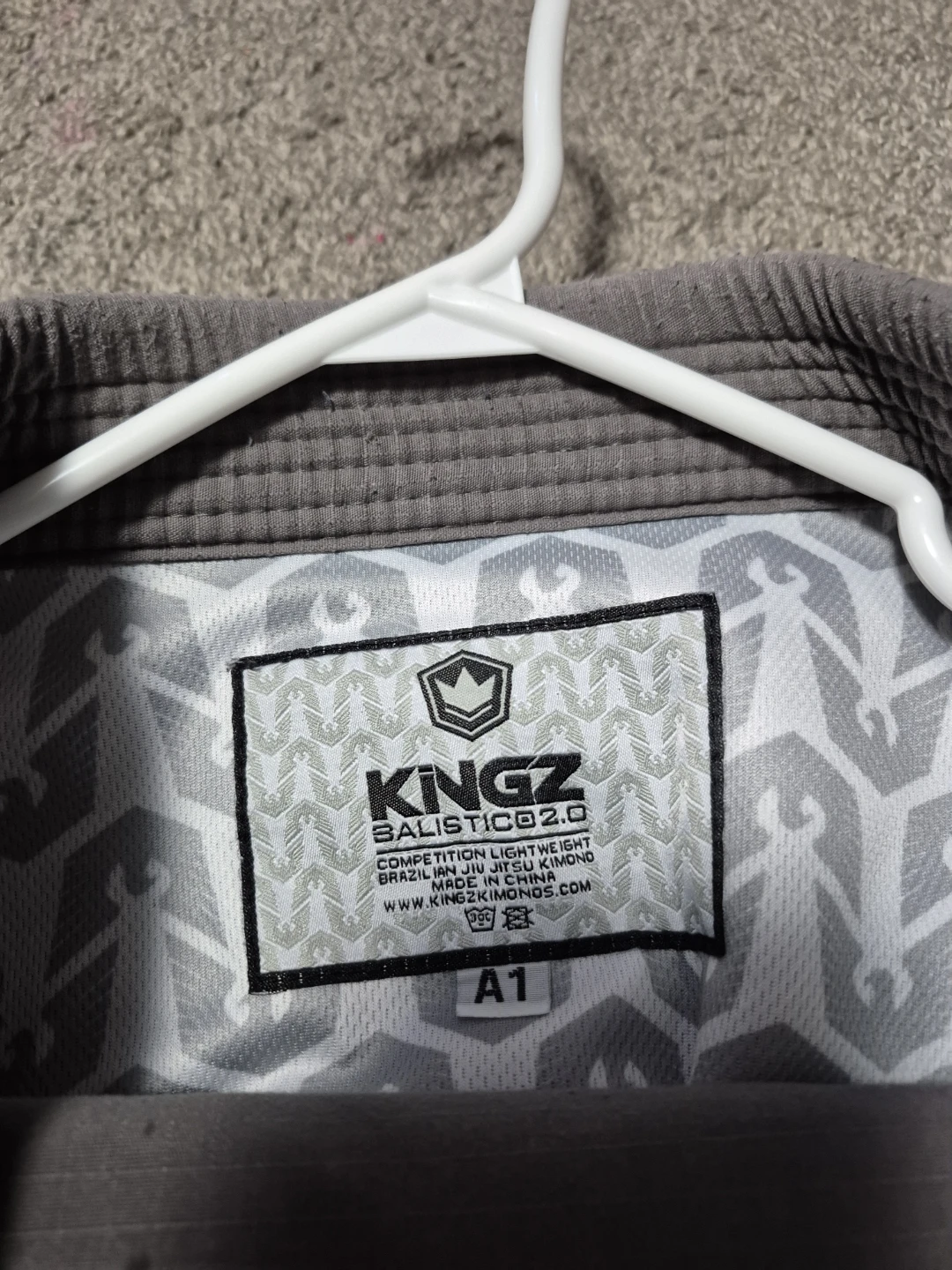 KINGZ Balistico 2.0 Lightweight Jiu Jitsu Gi - Size A1 - photo 3