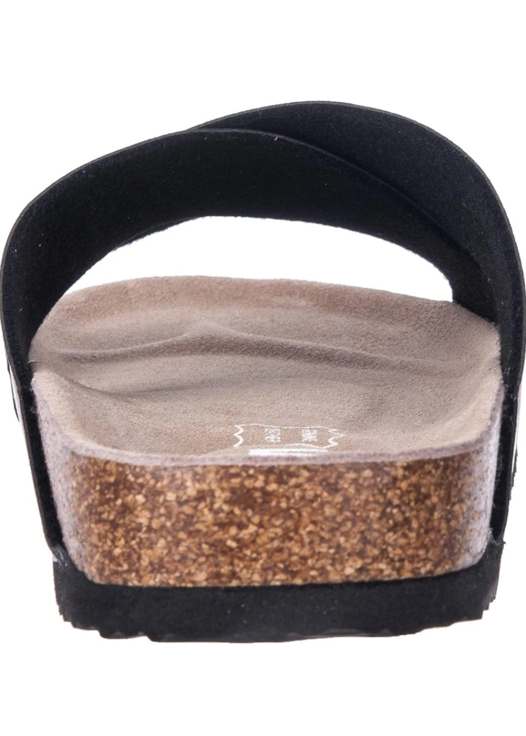 VIM Black Genuine Leather Cross-Strap Slides - Size 9.5 - photo 4