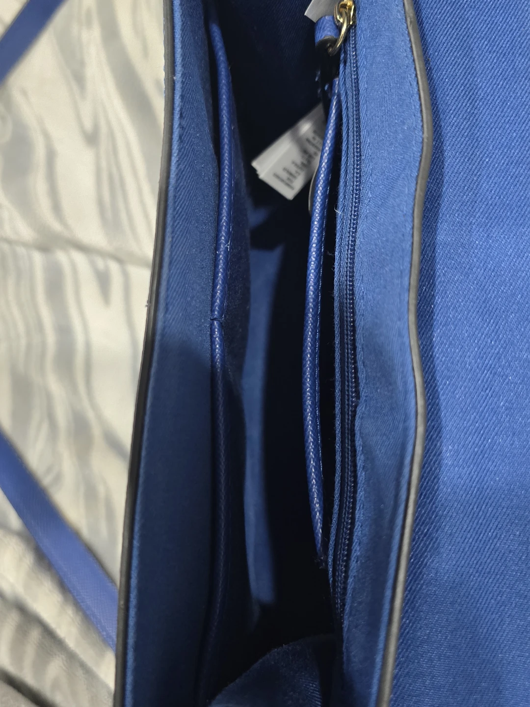 Aldo Blue Purse with Scarf - photo 2