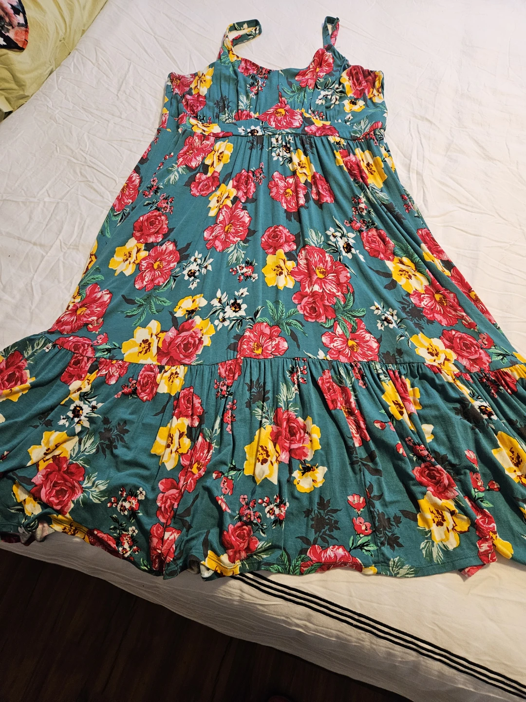 Torrid Floral Print Maxi Dress Size 2