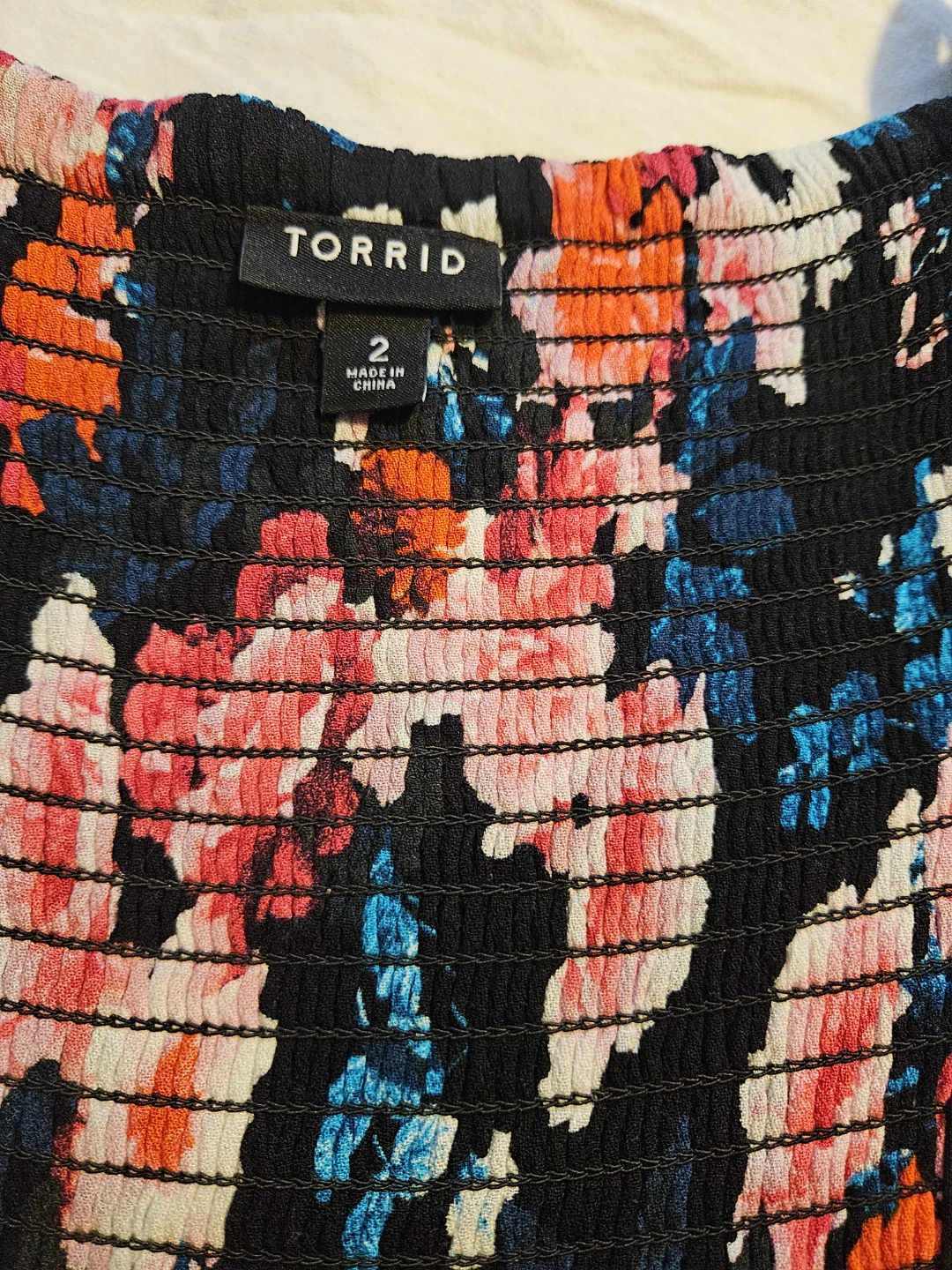 Torrid Floral Print Maxi Dress Size 2 - photo 4