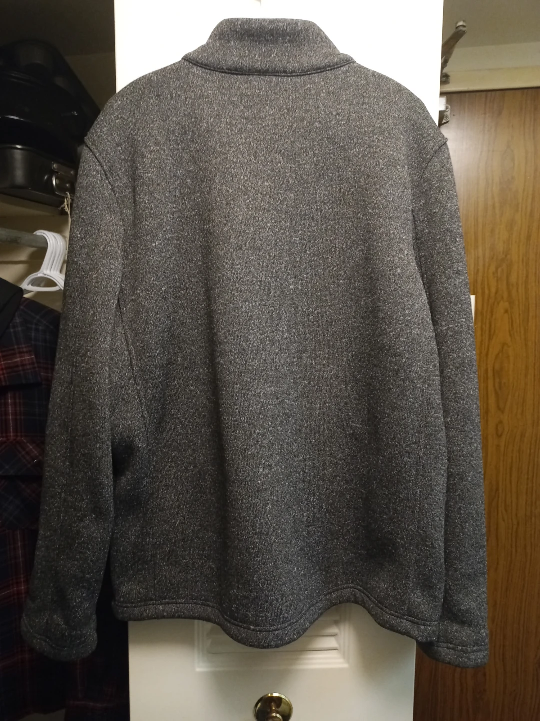 Men's Grey Fleece Jacket - photo 2