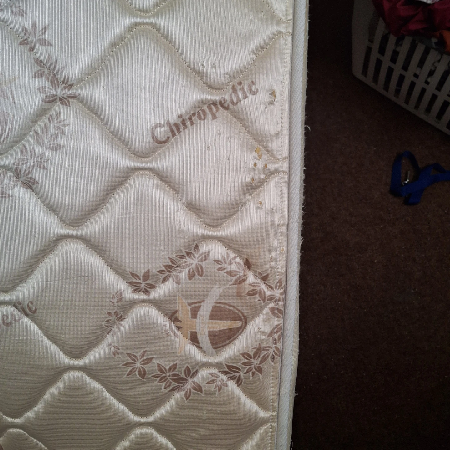 FREE  Double  Mattress *some stains* - photo 3