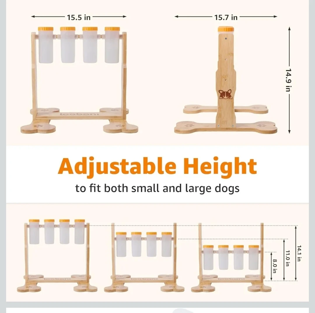 Dog Puzzle Toys Wooden Interactive Treat Dispenser - photo 3