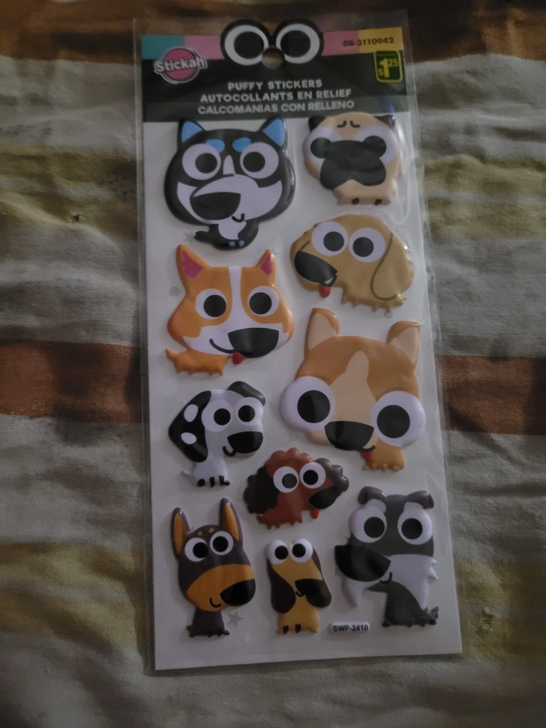 Puffy stickers