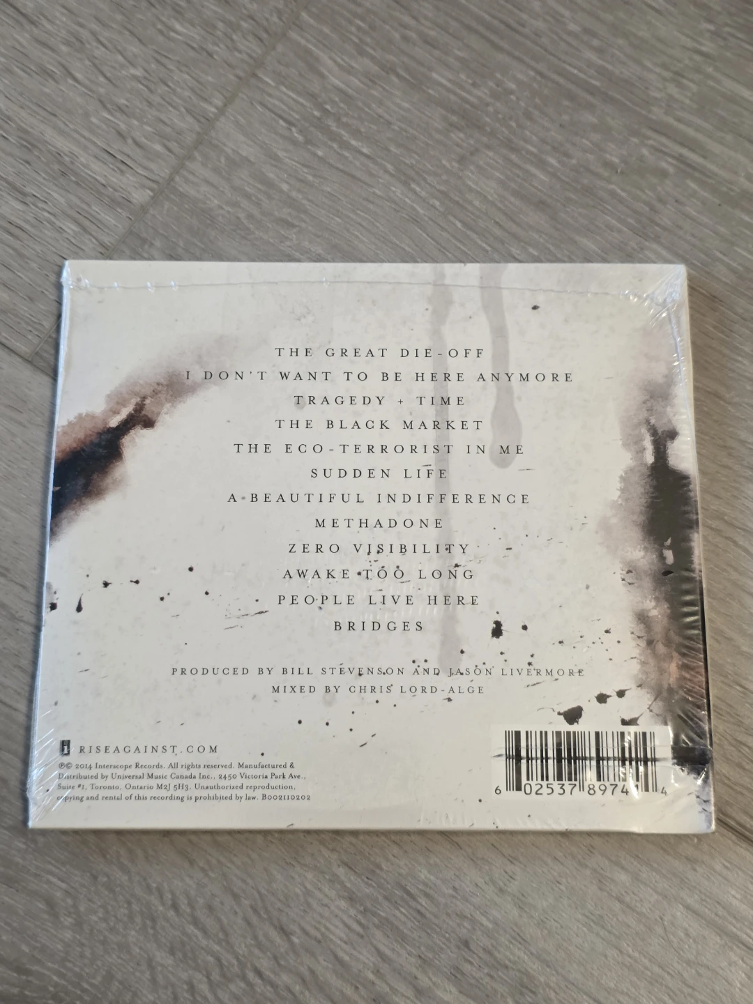 Rise Against The Black Market CD - photo 2