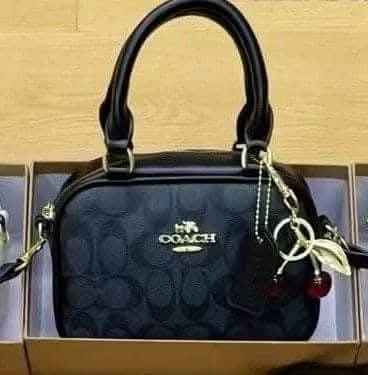 Coach Mini Top Handle Bag with Cherry Charm - photo 2
