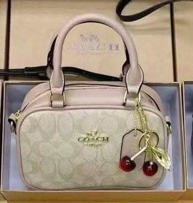 Coach Mini Top Handle Bag with Cherry Charm - photo 3