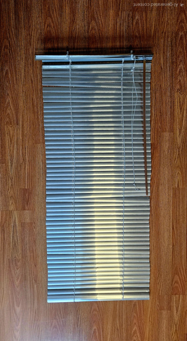 Silver Horizontal Blinds 🏆 - photo 2