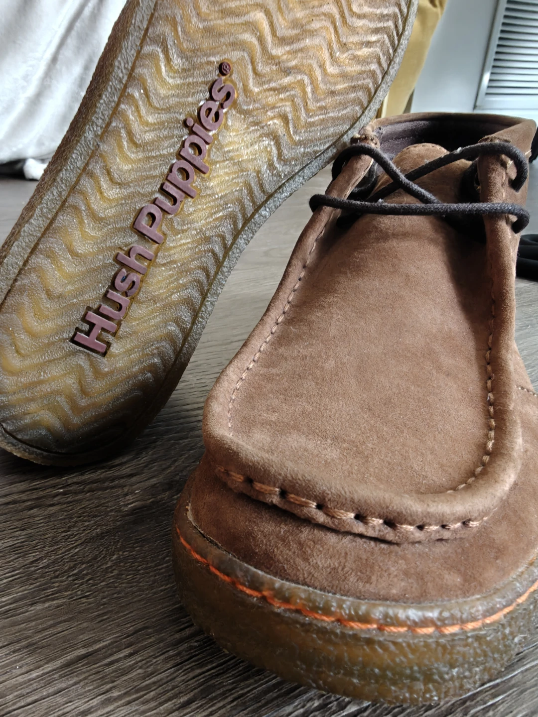 Hush Puppies Brown Suede Chukka Boots 8.5