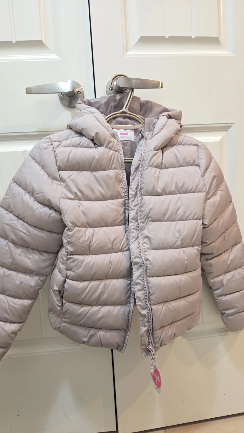 New Girls Light Puffer Jacket Sz L (10-12) $28