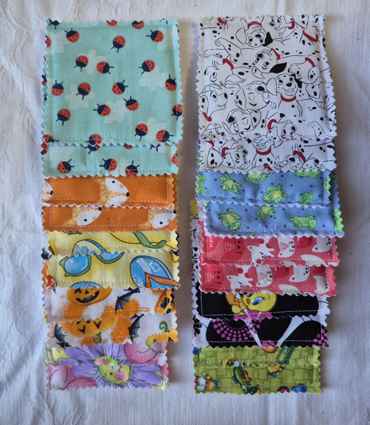 Memory game & carrying pouch made in cotton, 10 sets - photo 4