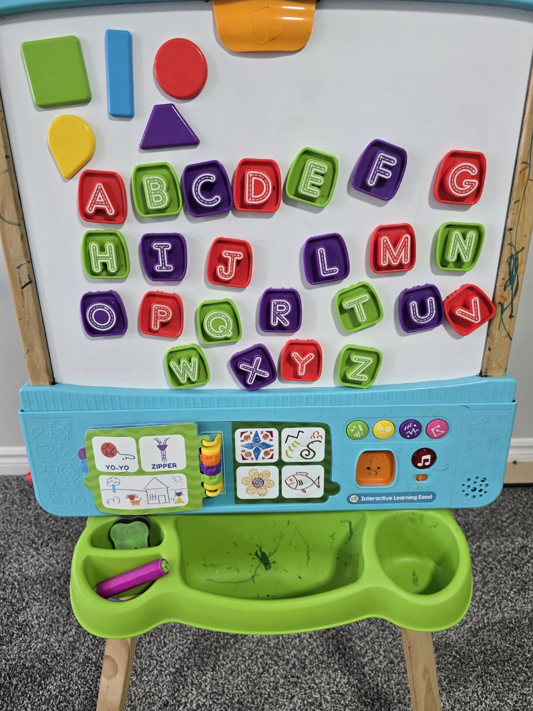 Interactive Learning Easel with Magnetic Letters - photo 2
