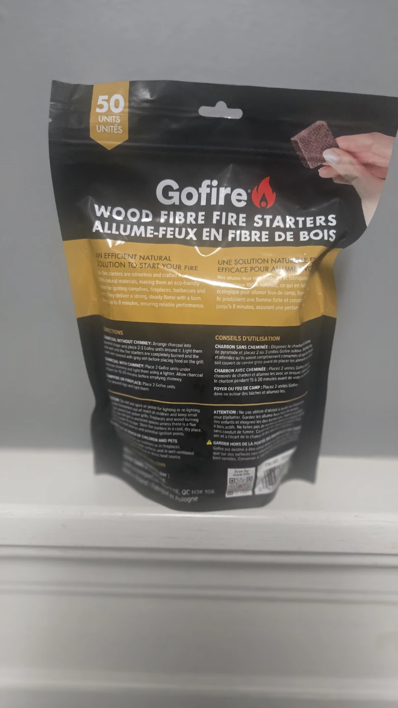 Gofire Wood Fibre Fire Starters (50 Units) - photo 2