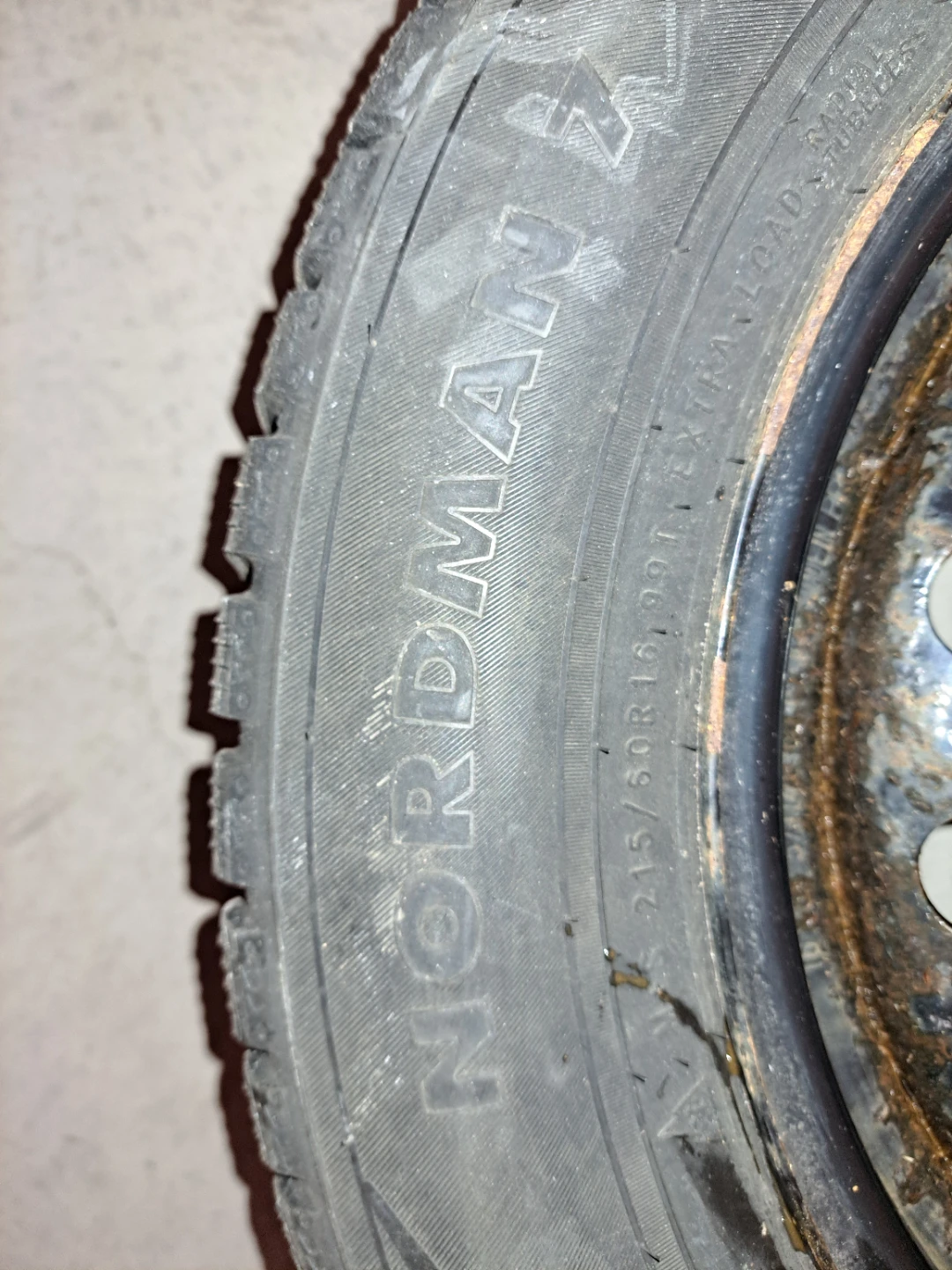 Nordman (Nokian) Winter Tires - Set of 4/ 215/60R16 99T XL - photo 2