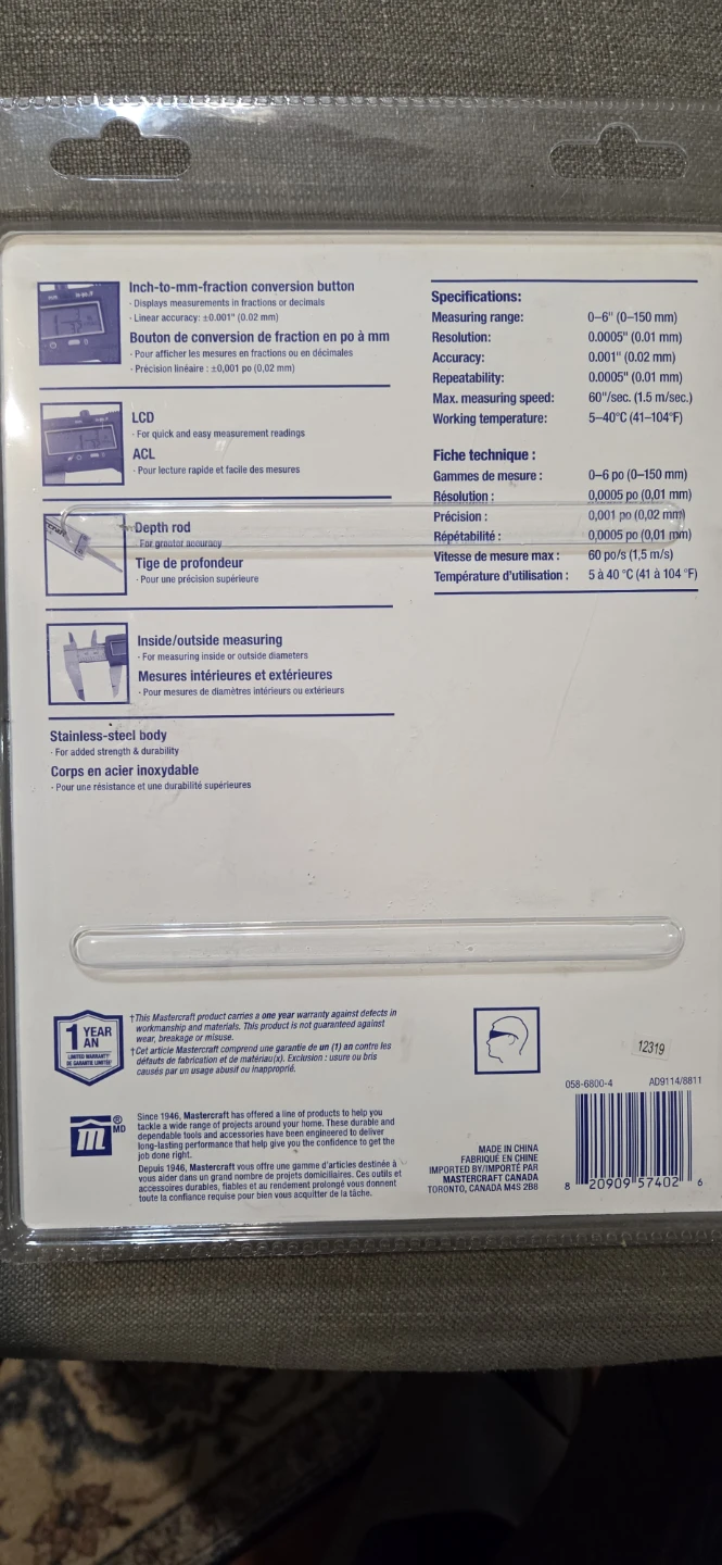 New in box Electronic Caliper LCD Display - photo 2