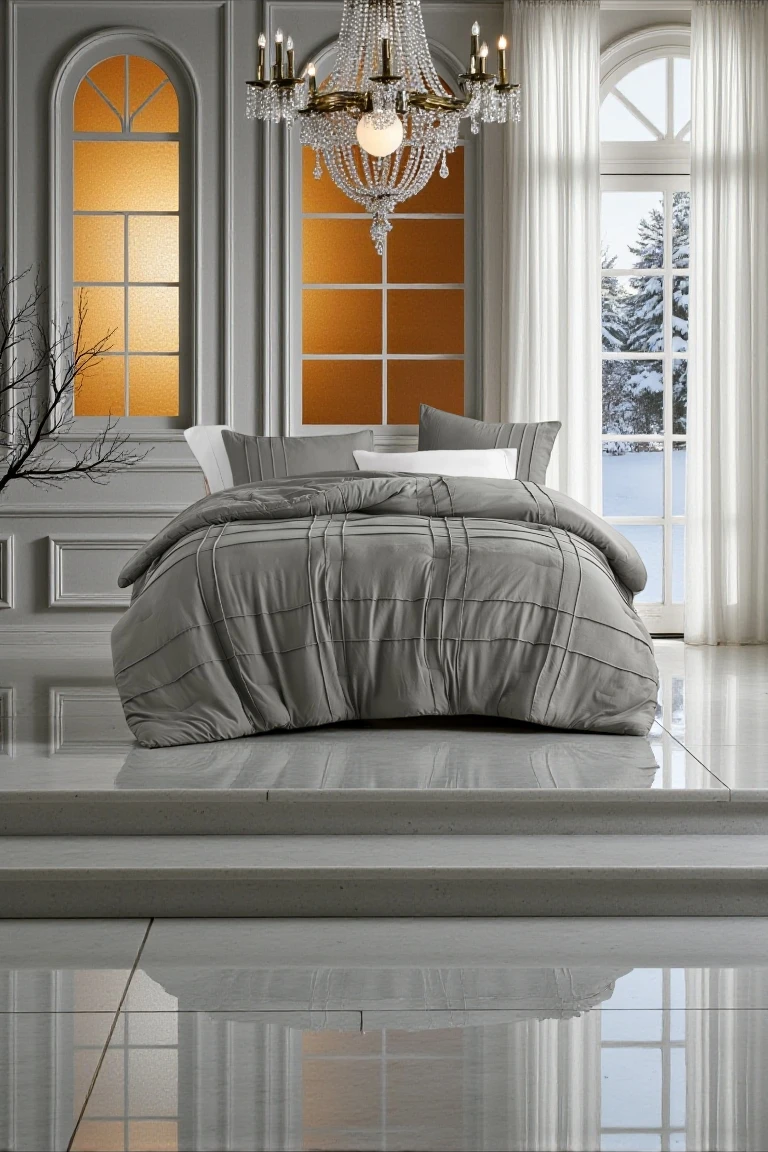 3 Piece Queen Slate Comforter Set - photo 4