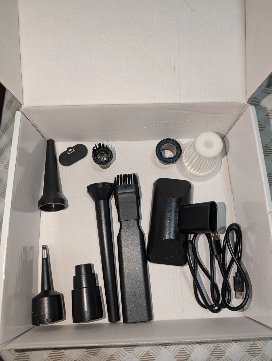 Mini Vacuum Cleaner (SW-108) – Rechargeable, Like New - photo 2