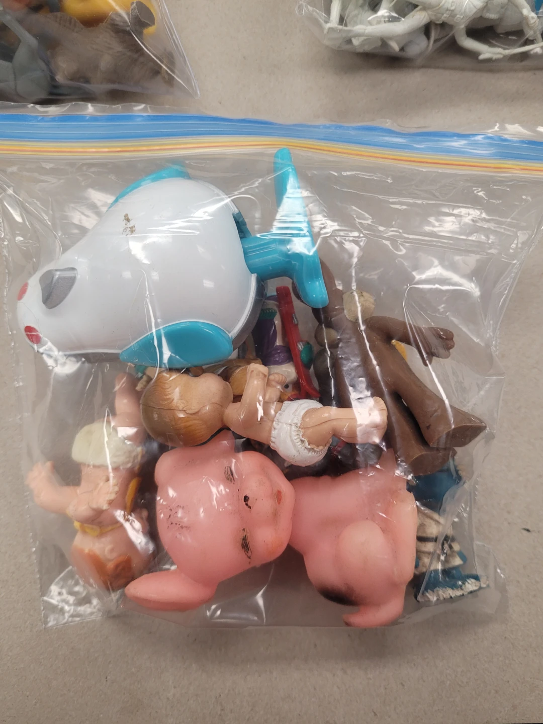Bag of assorted toy figures and animals - photo 2