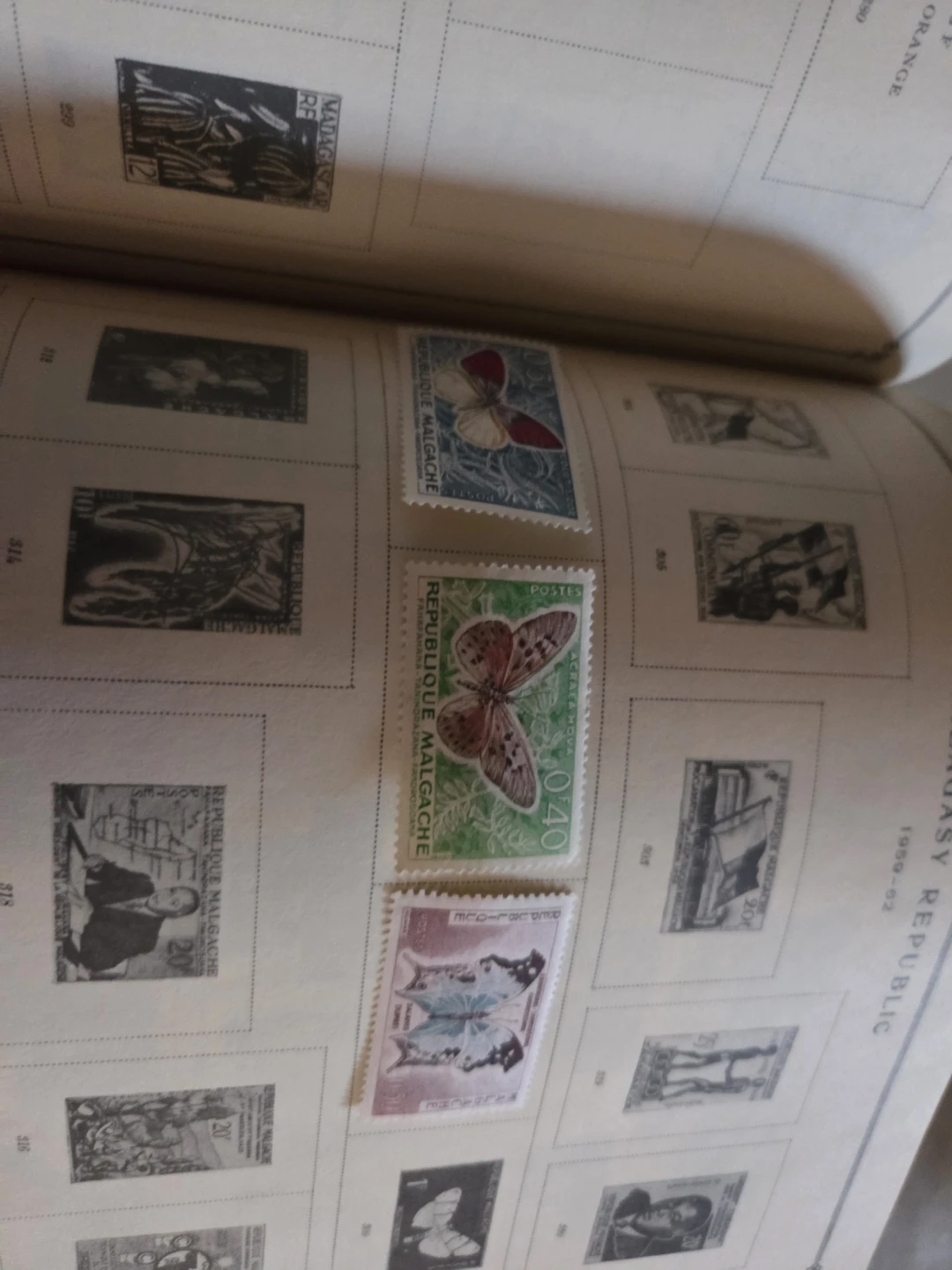 Madagascar Republic Stamps - Butterflies & Scenery