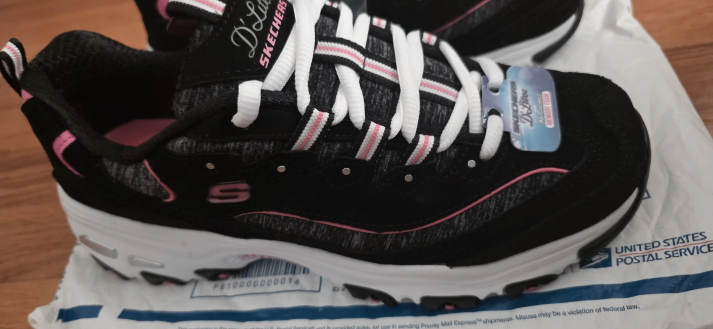 Skechers D'Lites Women's Black Pink Memory - photo 5