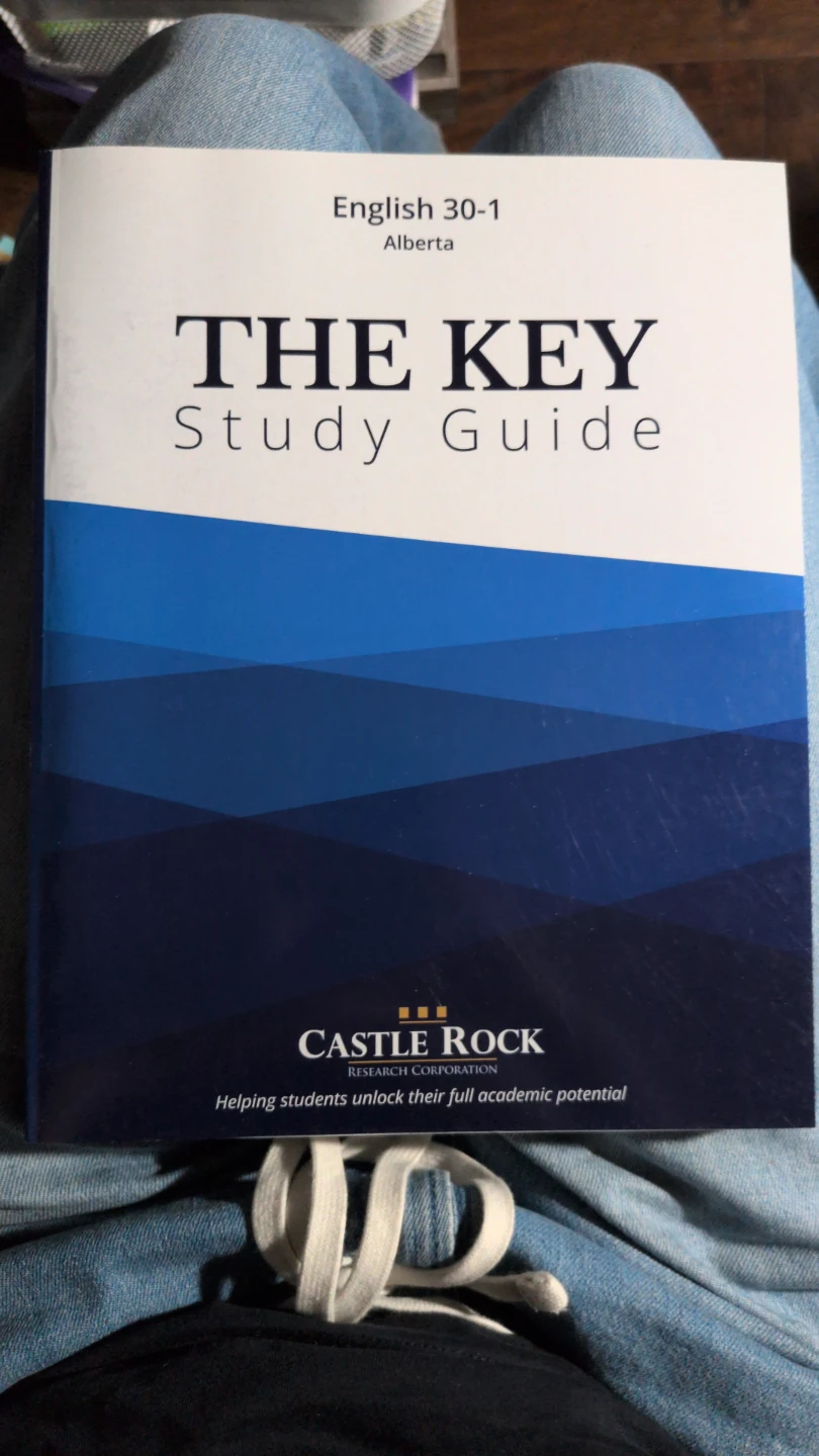 The Key Study Guide for English 30-1 Alberta