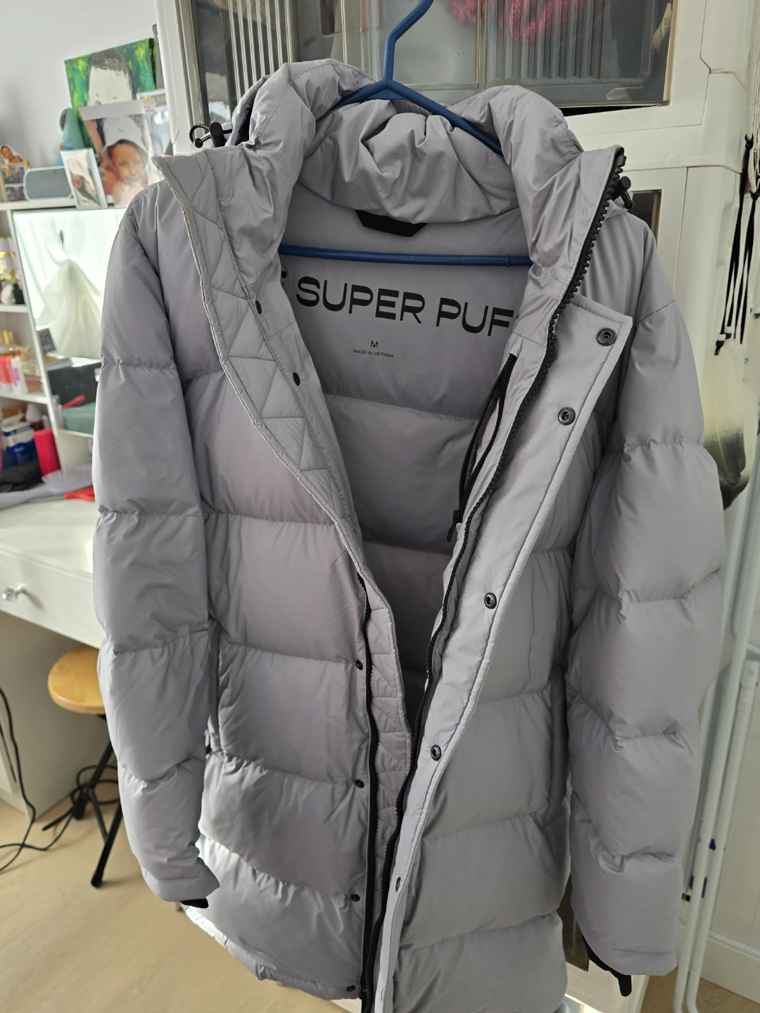 Super Puff Down Jacket - Size M - Grey - photo 2