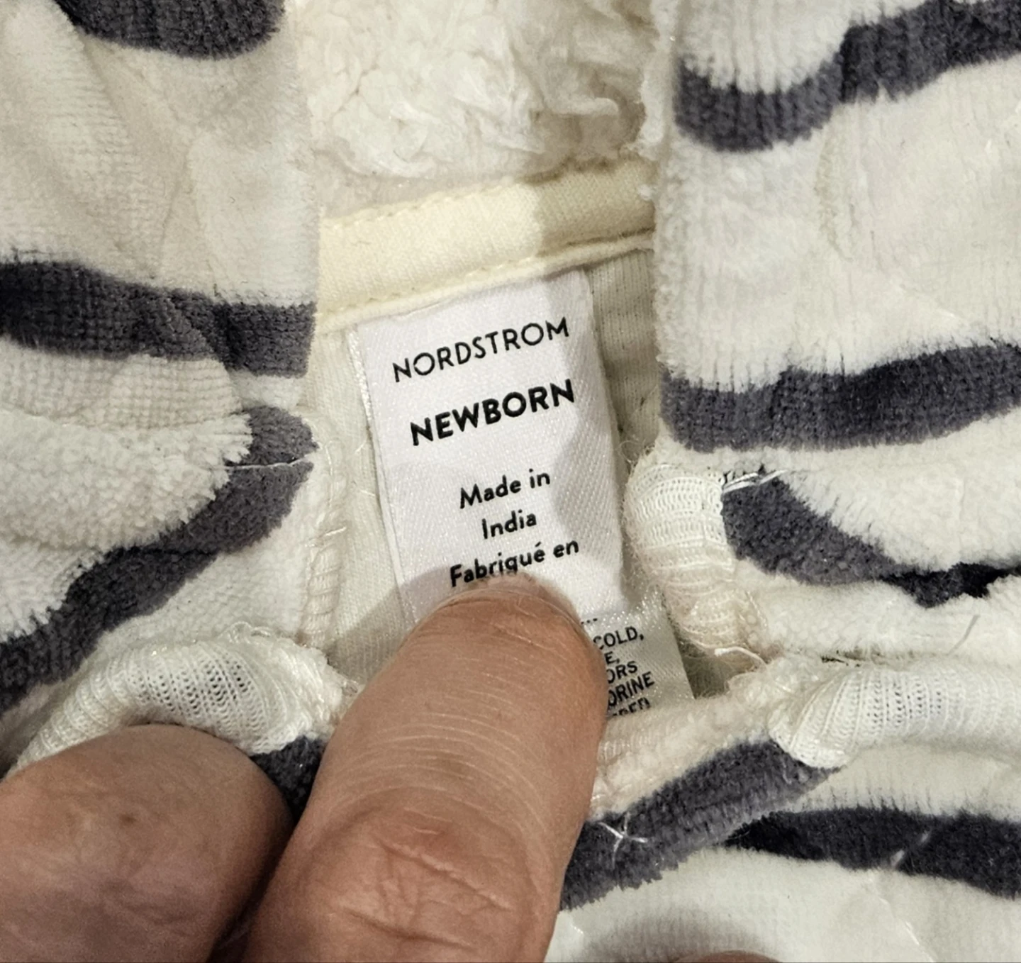 Nordstrom Newborn Striped Hooded Snowsuit - photo 4