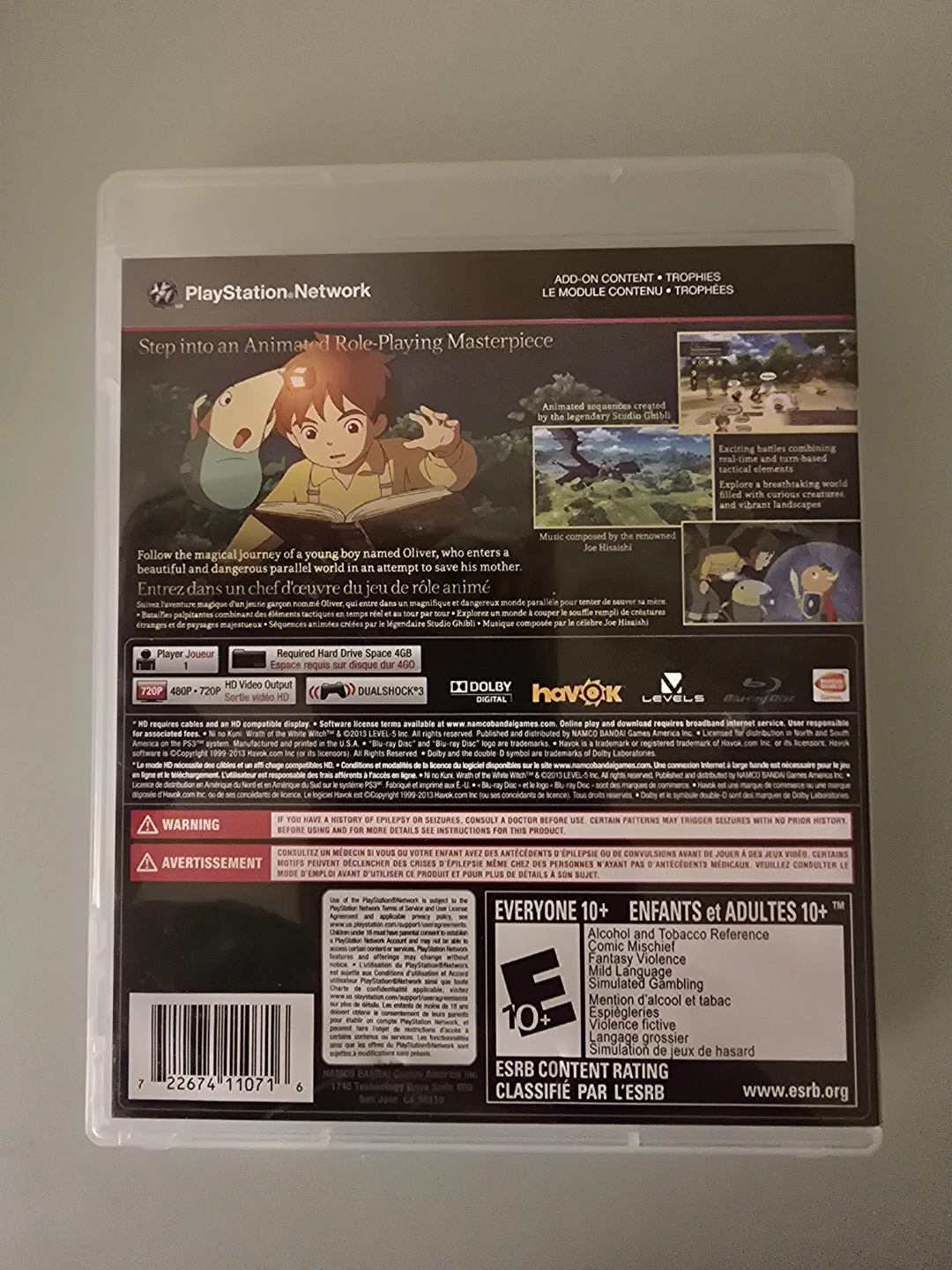 Ni no Kuni: Wrath of the White Witch PS3 Video Game - photo 2