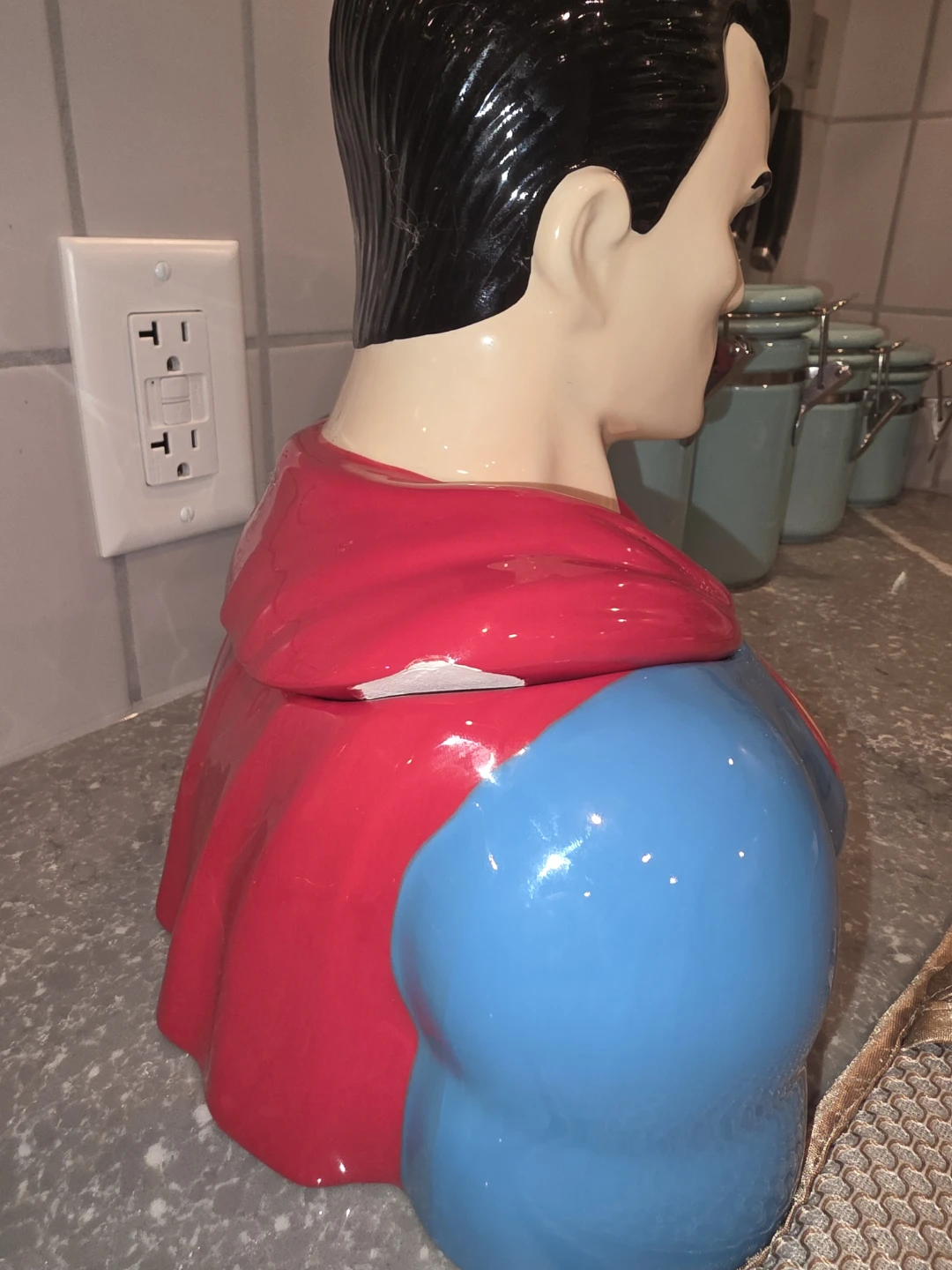 Superman Ceramic Cookie Jar - photo 4