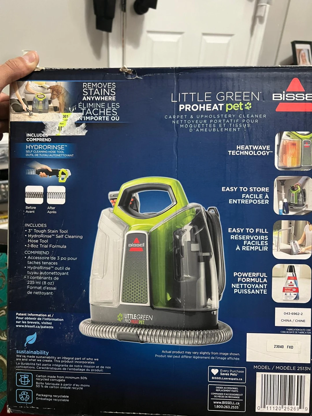 Bissell Little Green ProHeat Pet Carpet & Upholstery Cleaner