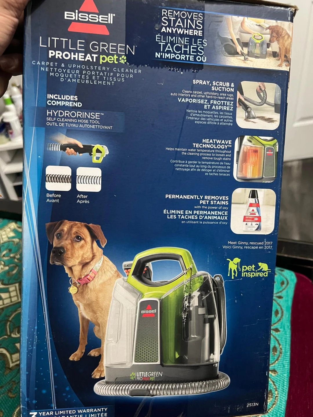Bissell Little Green ProHeat Pet Carpet & Upholstery Cleaner - photo 2