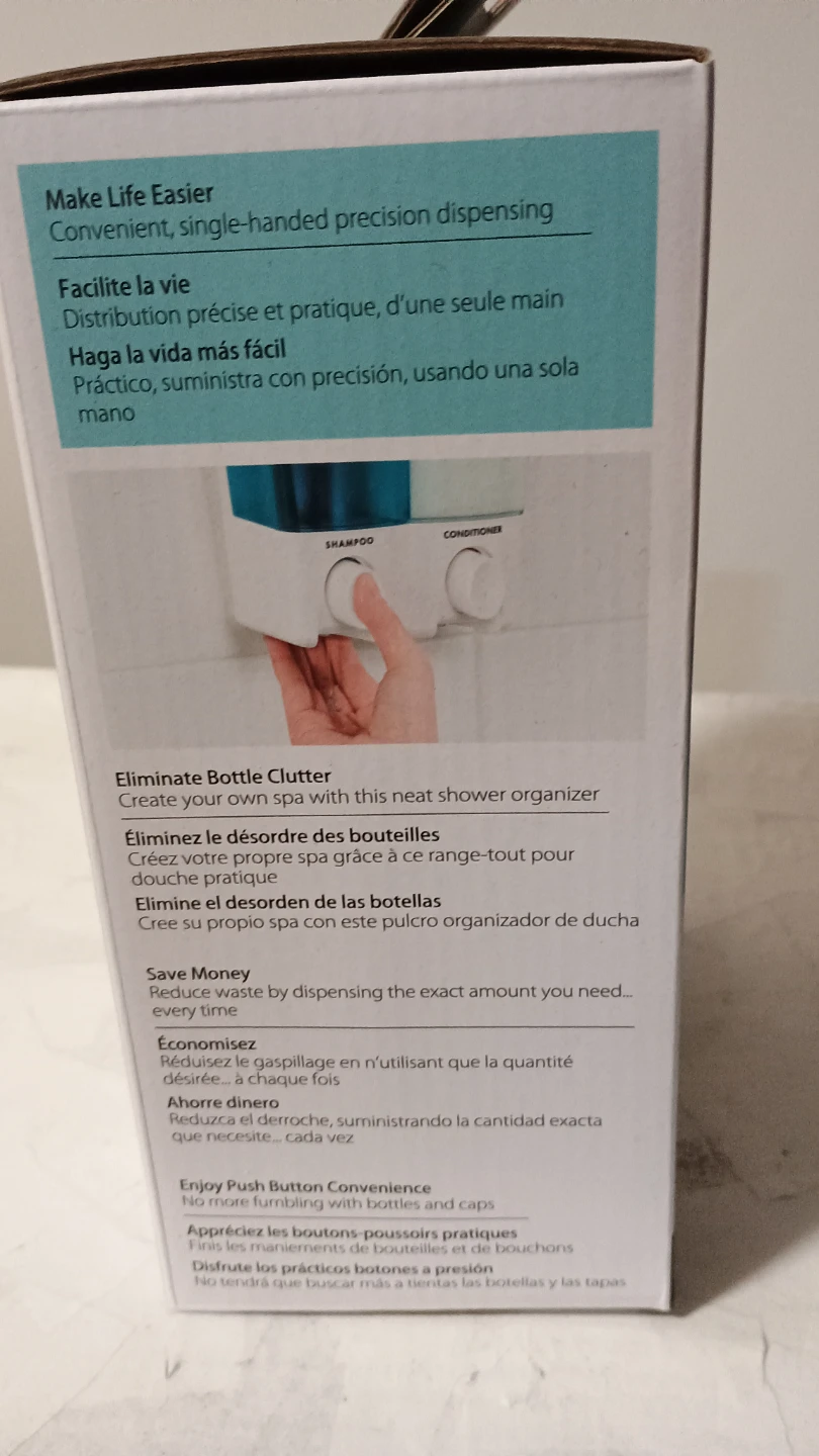 2 boxes of Better Living Clear Choice 2 in 1 Shower Dispenser - photo 2