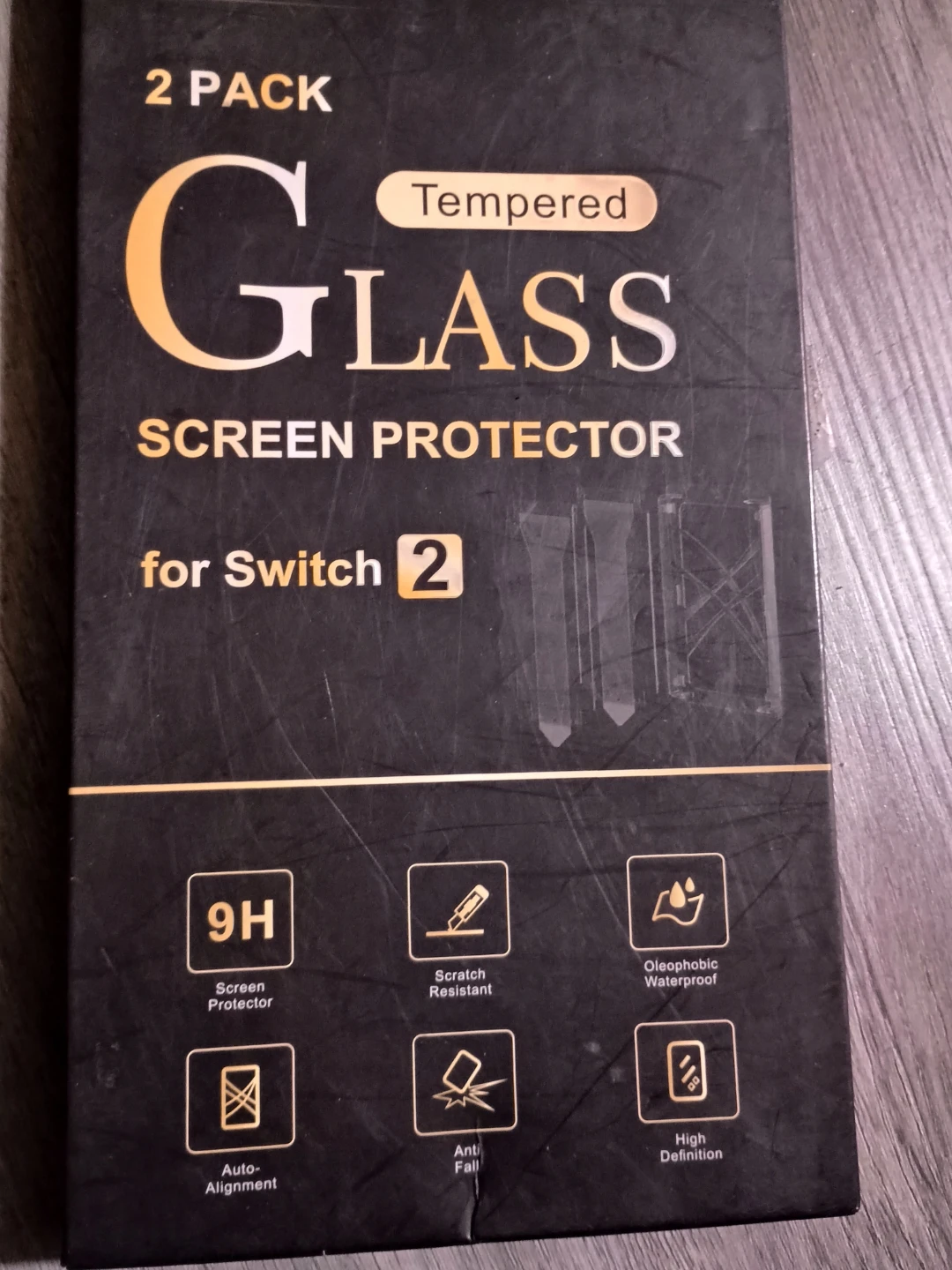 Tempered Glass Screen Protectors for Switch 2 (2 Pack)