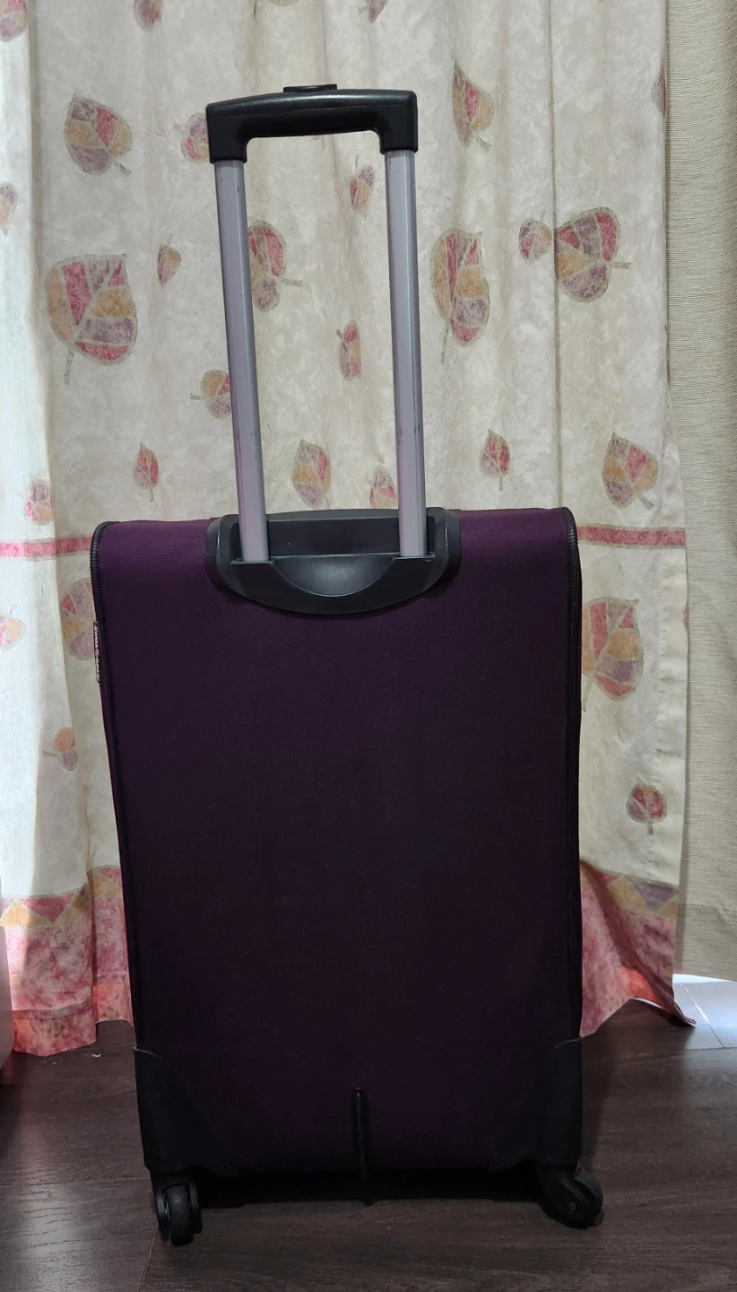 Swiss Gear Purple Rolling Suitcase Checked-Medium-25 lnch - photo 2