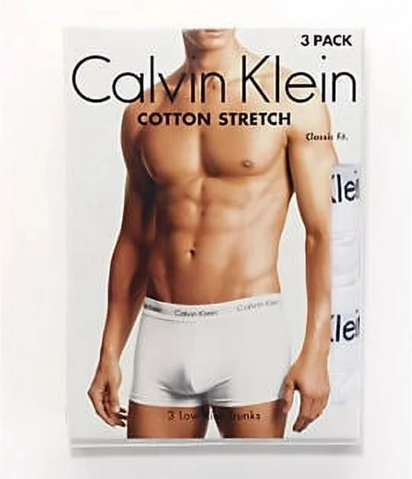 65 % off 2 Pair New Calvin Klein Cotton Stretch Trunks - 3 Pack - photo 2