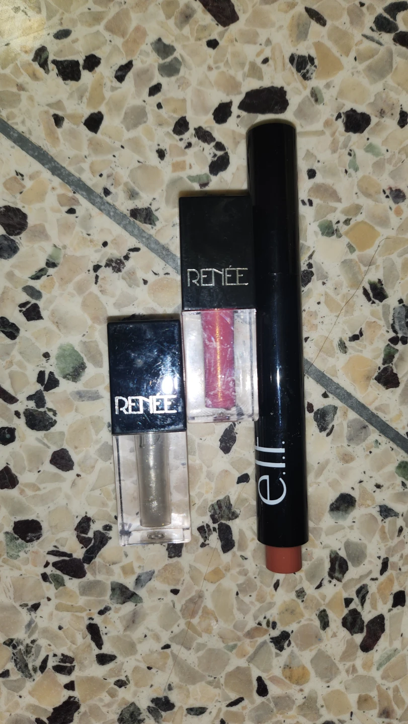 Renée Lip Gloss Set (2 Shades) + Elf Lipstick